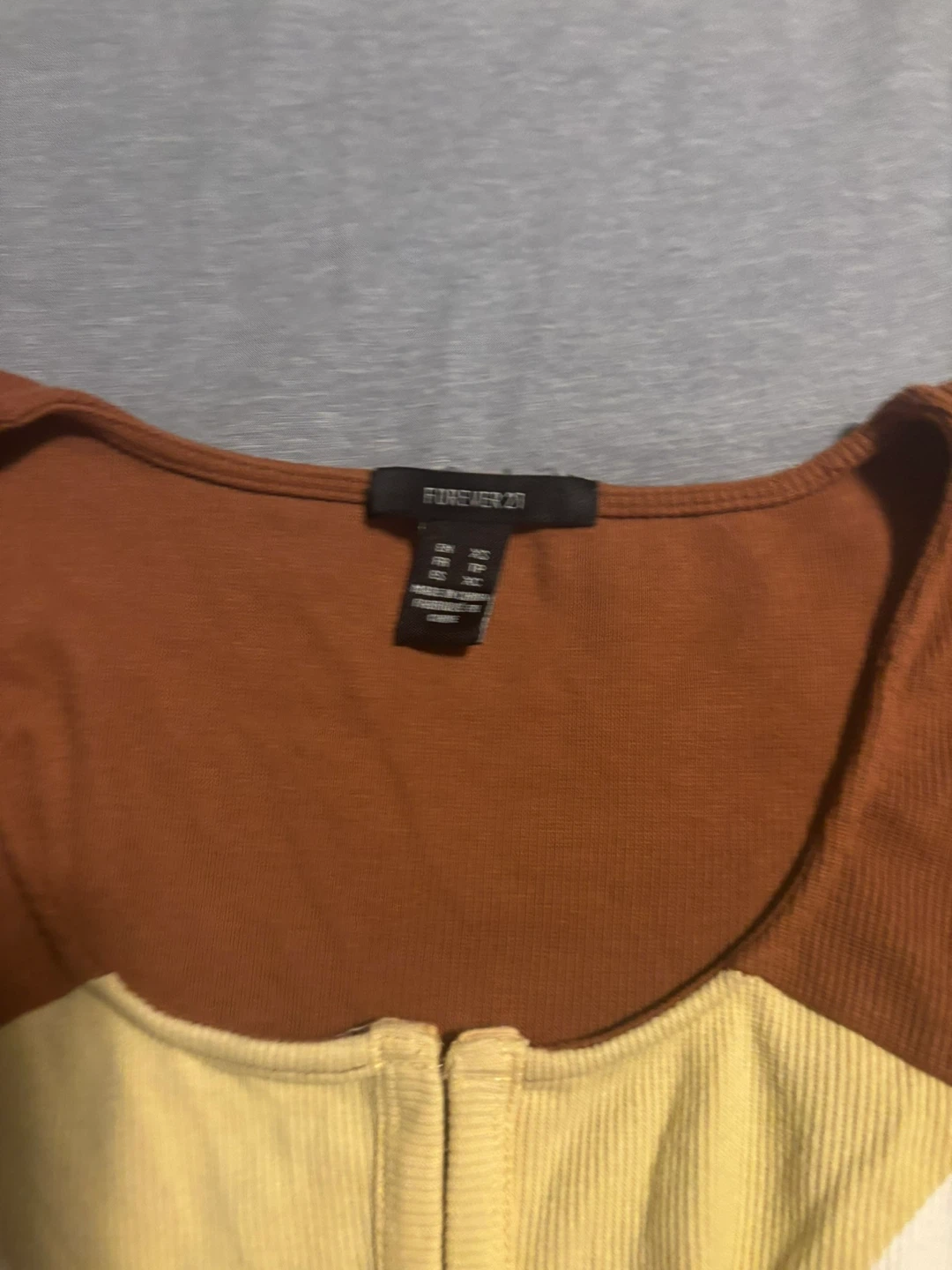 Forever 21 Colour Block Long Sleeve Top - photo 2