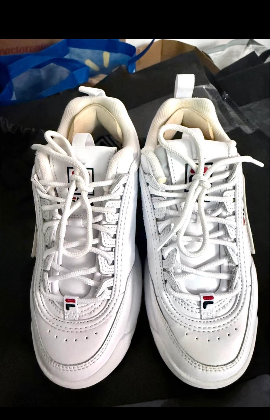 White Fila Disruptor II Sneakers - photo 5
