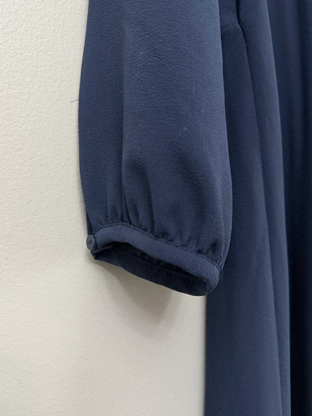 H&M Navy Blue Long Sleeve Dress - Size 8 - photo 5