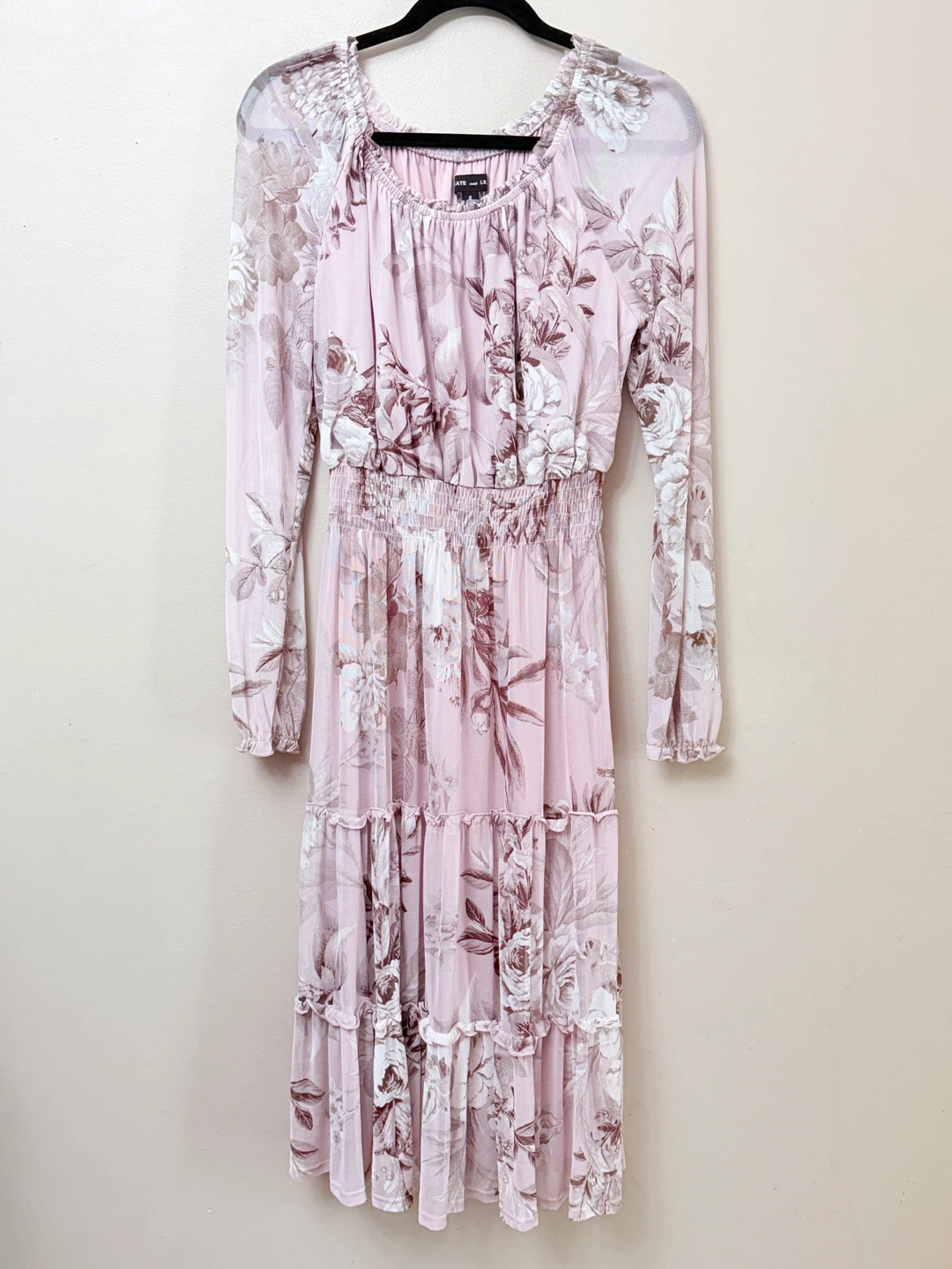 Kate and Lily Pink Floral Maxi Dress - Size 8 - photo 2