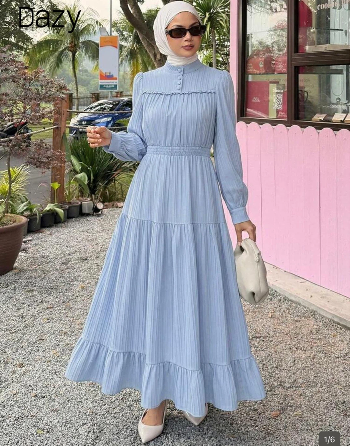 Light Blue Dazy Maxi Dress - photo 2
