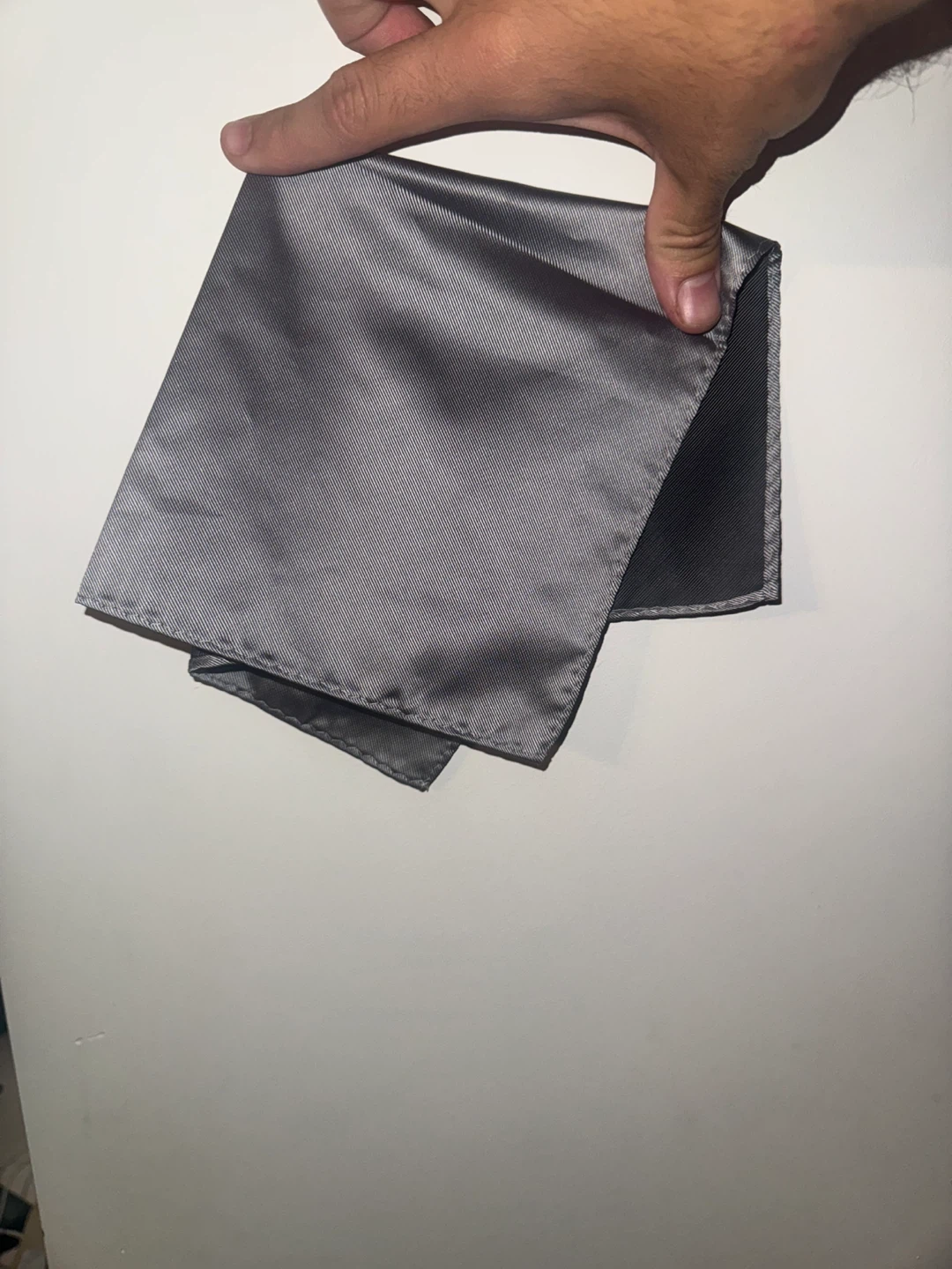 Bellissimo Silver Tie and Pocket Square Set - photo 4