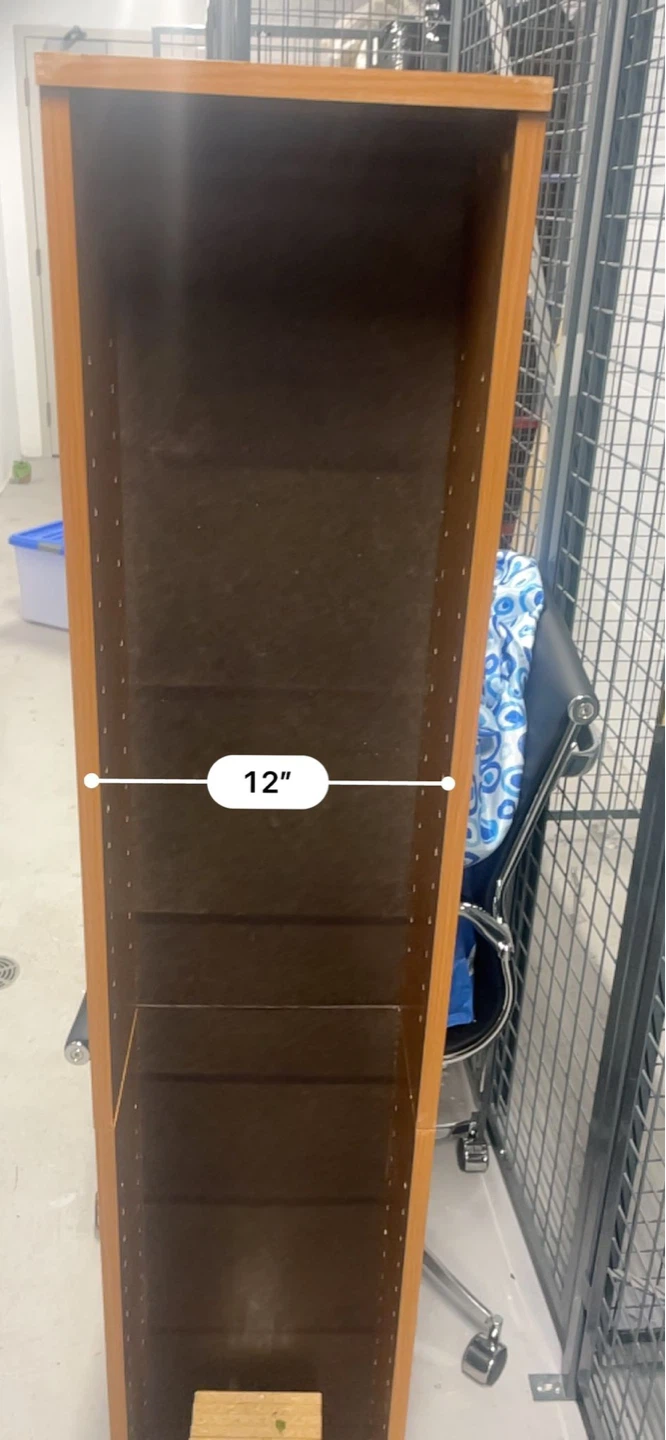 ⚽ Tall Wooden Shelf Unit