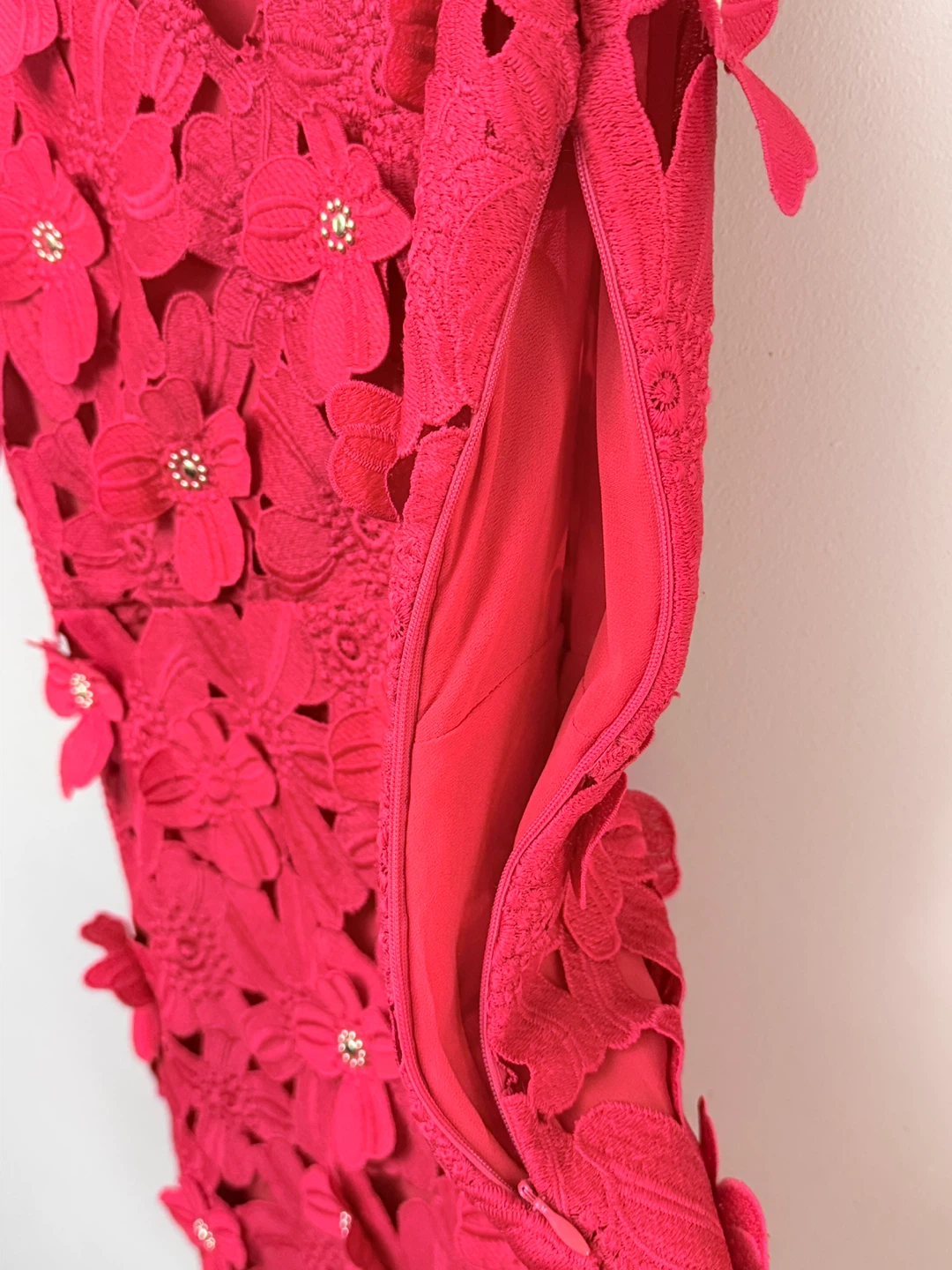 Michael Kors 3D Floral Lace Cocktail Dress - Size 4 - photo 5