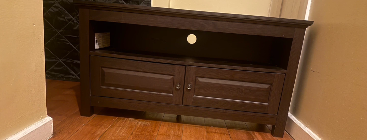 Moving Sale!! Dark Brown TV Stand