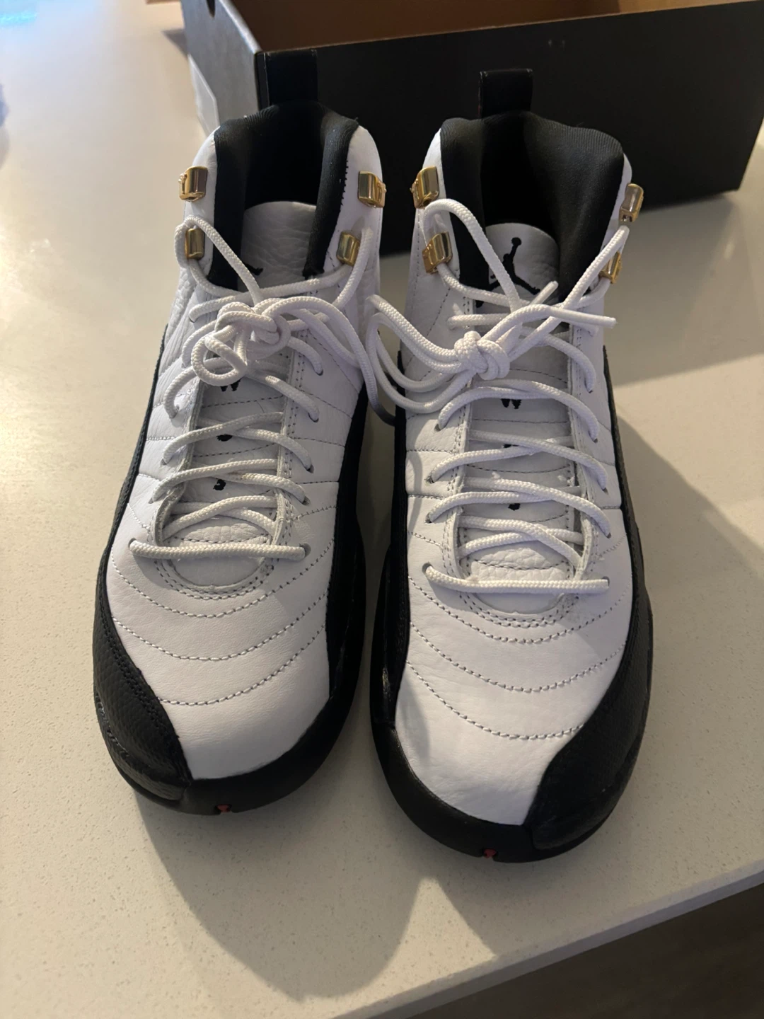 Jordan 12 Retro GS White / Black Taxi - photo 3