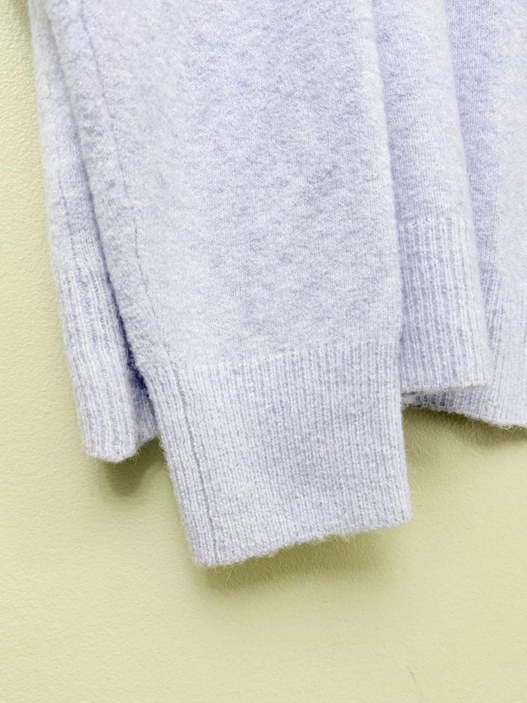 Zara Lavender Purple Wool & Alpaca Blend Crewneck Sweater - photo 4