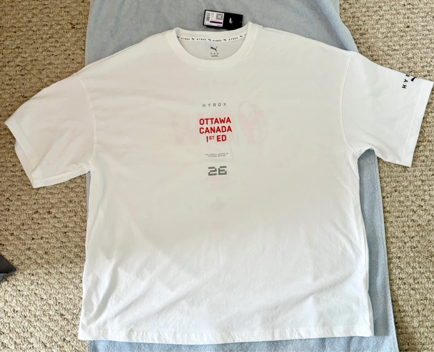 PUMA x Hyrox OTTAWA 2026 City Lifestyle Tee, Men’s Size XXL *NEW