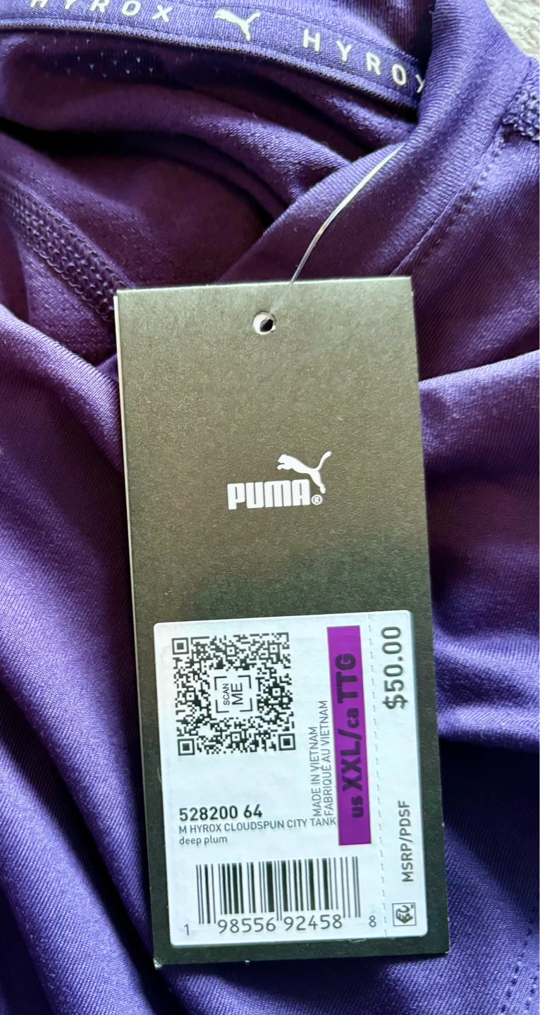PUMA x Hyrox OTTAWA 2026 Cloudspun City Tank, Men’s Size XXL - photo 4