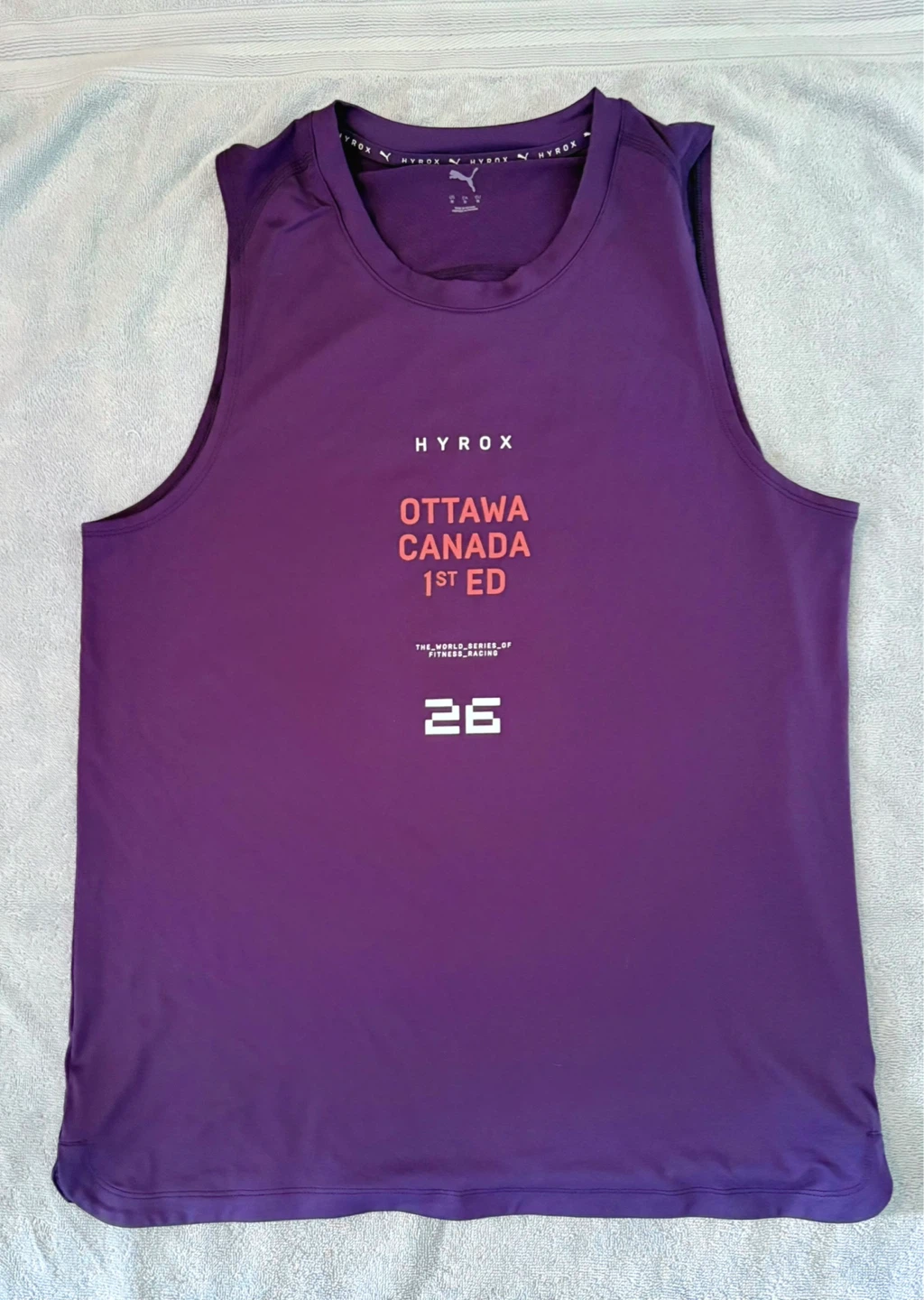 PUMA x Hyrox OTTAWA 2026 Cloudspun City Tank, Men’s Size M *NEW