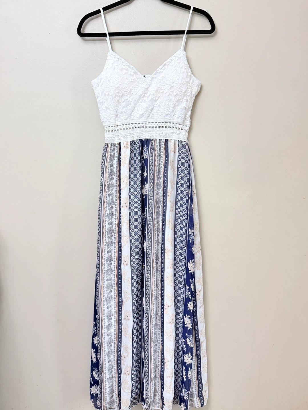 Boho Patchwork Floral Crochet Lace Top Jumpsuit - photo 2