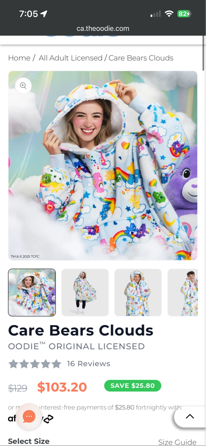 Oodie Care Bears Clouds - photo 2