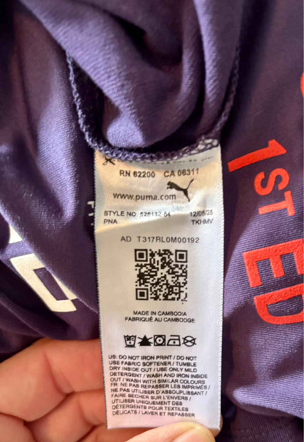 PUMA x Hyrox OTTAWA 2026 Purple Crop Top, Women’s Size L *NEW - photo 5