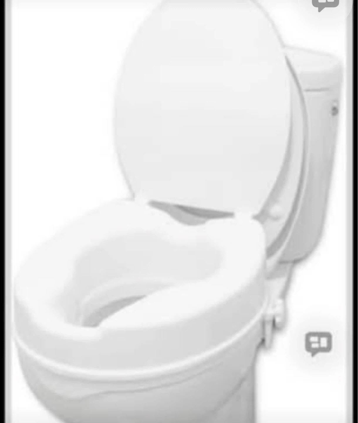 NEW IN BOX Raised Toilet Seat with Handles - photo 2