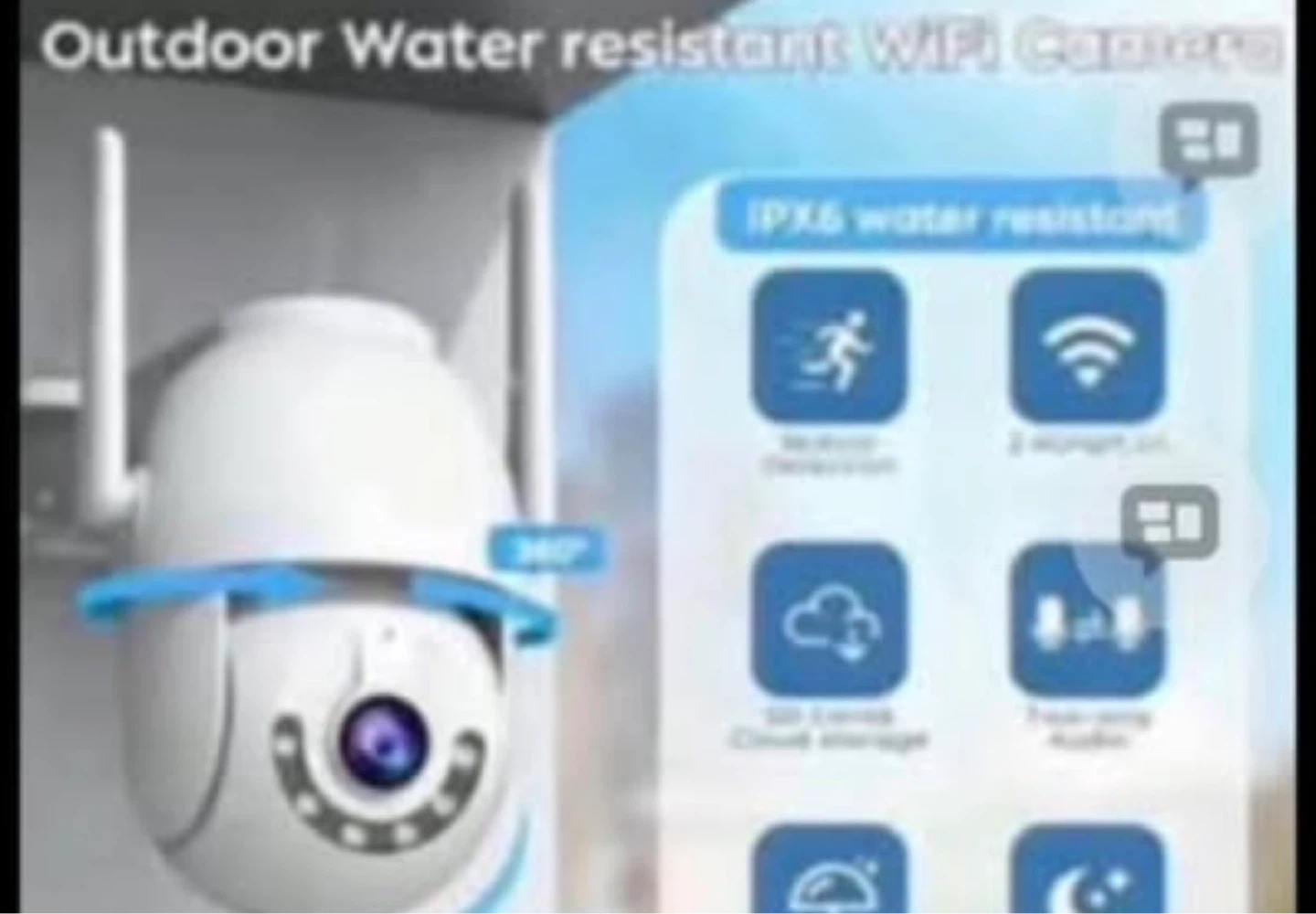 Outdoor WiFi Security Camera with Full Color Night Vision - photo 2