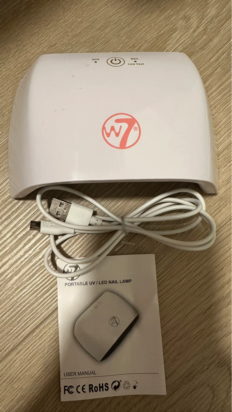 W7 Portable UV/LED Nail Lamp
