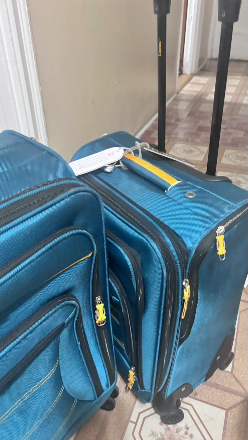 ⚽ Lucas Teal Blue Luggage Set - photo 2
