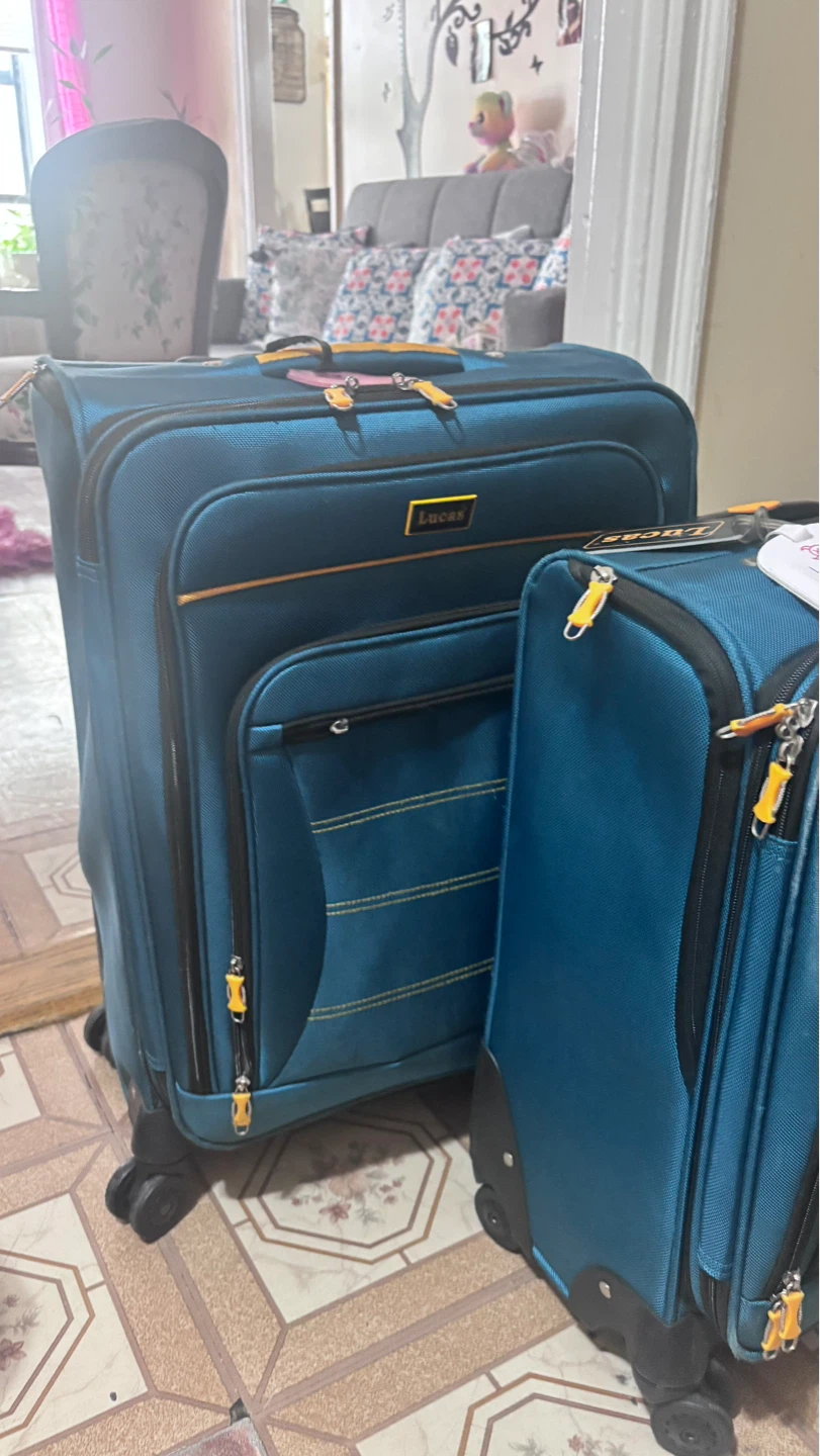 ⚽ Lucas Teal Blue Luggage Set - photo 3