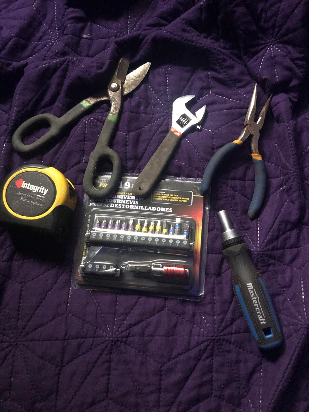 Mastercraft Screwdriver Set with Bits and Pliers