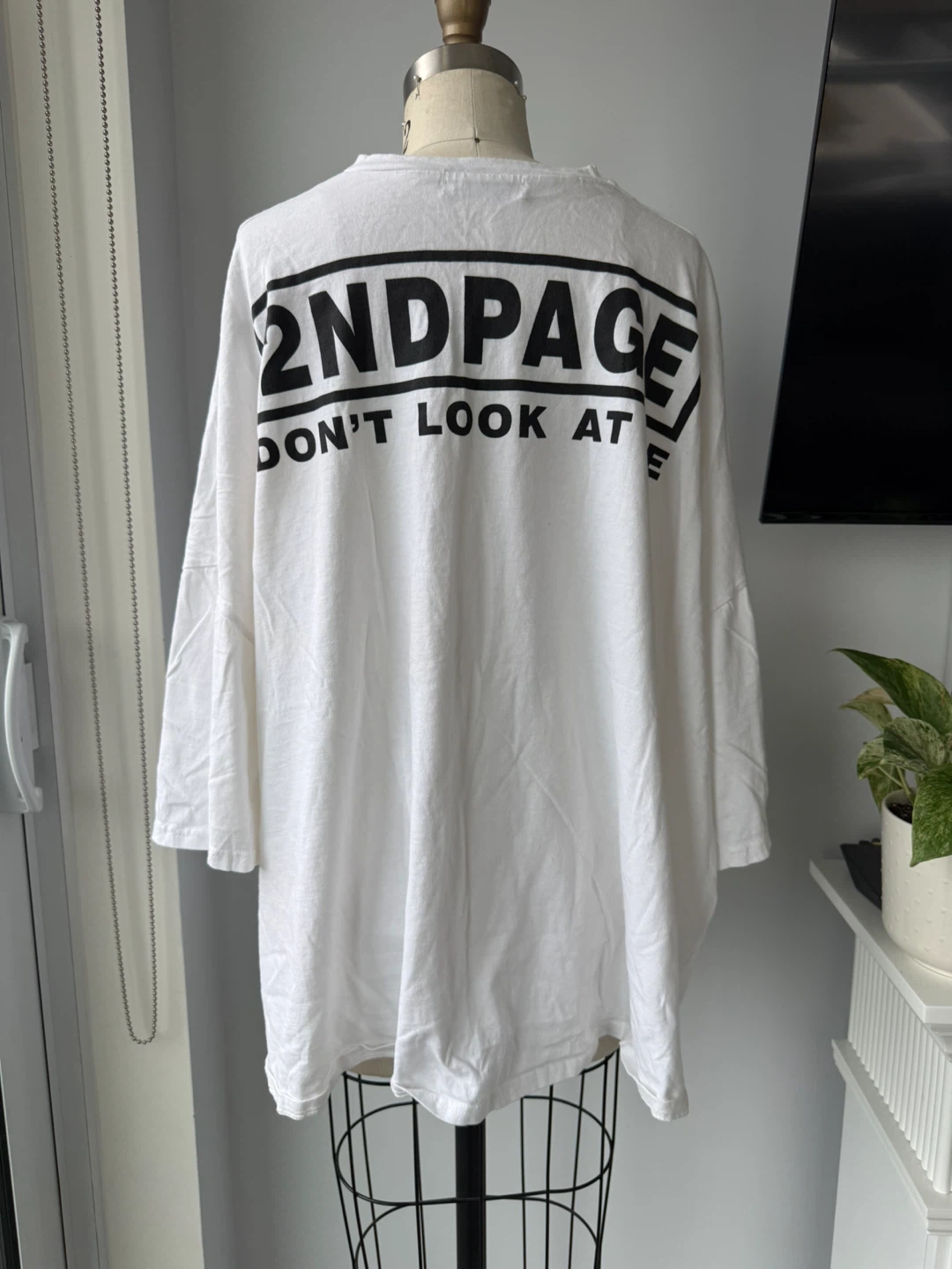 ⚽️2NDPAGE Don't Look At Me Long Sleeve T-Shir- one size - photo 3