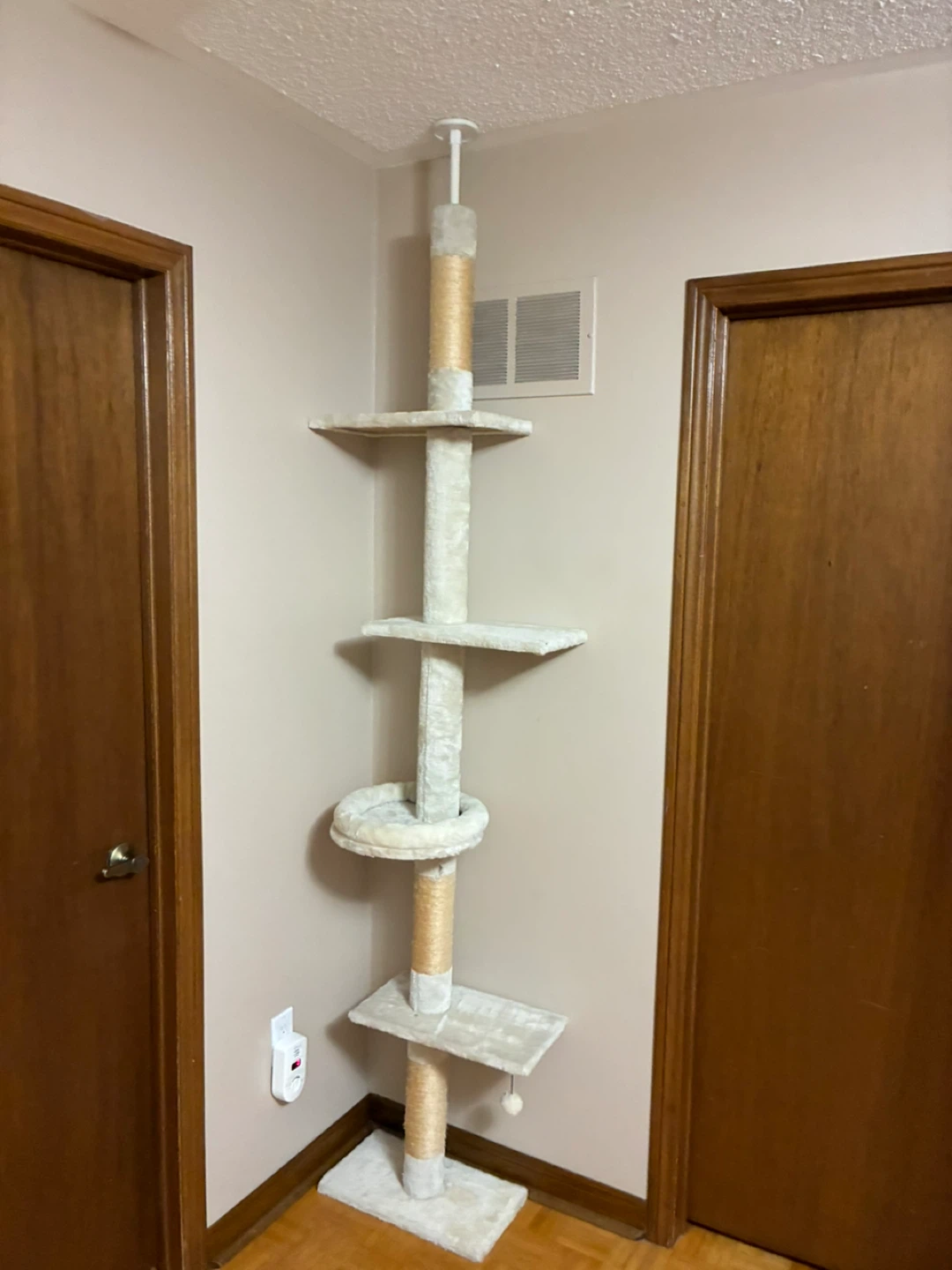 Tall Cat Tree Condo with Platforms and Hammock