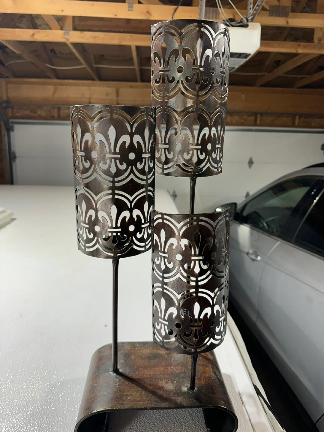Triple Cylinder Lantern Stand