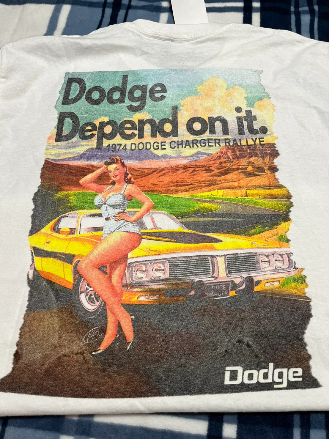 Dodge Retro Charger Rallye T-Shirt - photo 3