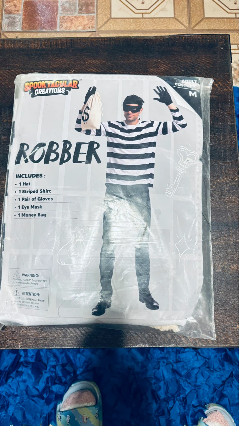⚽ Spooktacular Creations Robber Costume - Adult Medium - photo 2