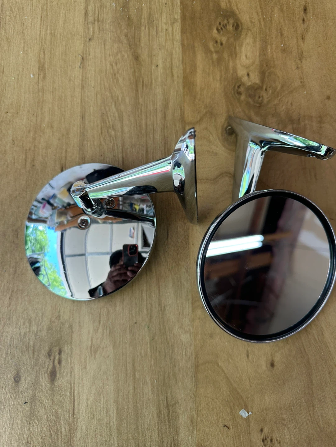 Chrome Side Mirror Set
