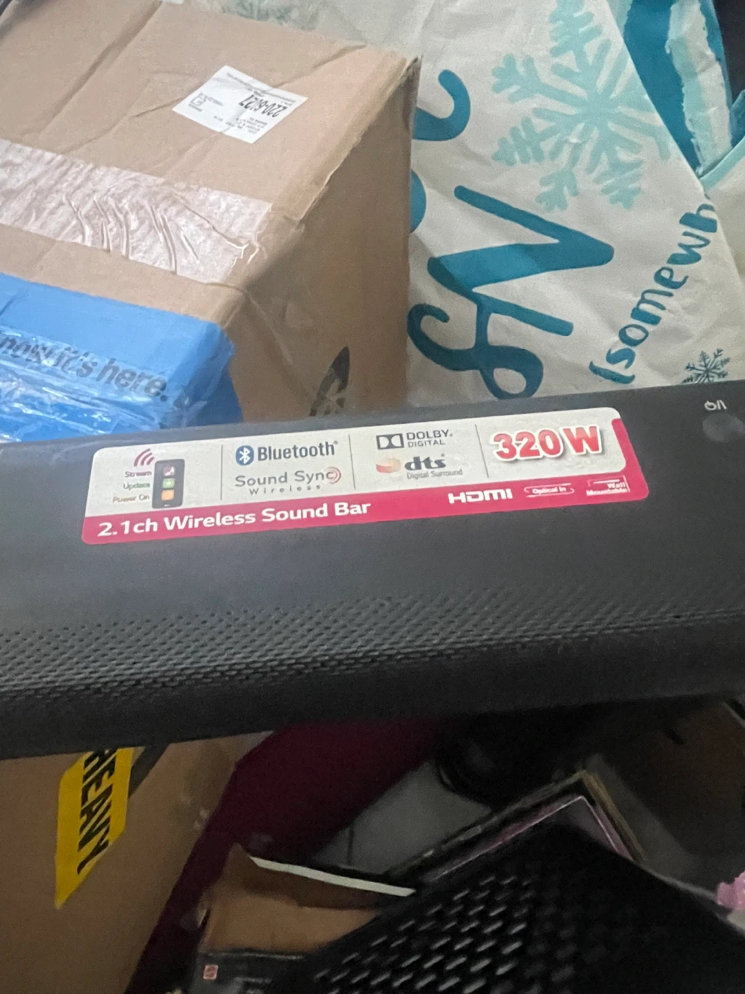 LG 2.1ch Wireless Sound Bar 320W
