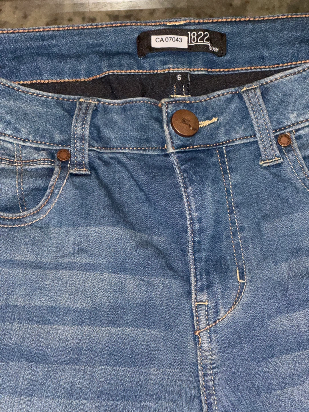 ⚽️ 1822 Denim Jeans Size 6 - photo 2