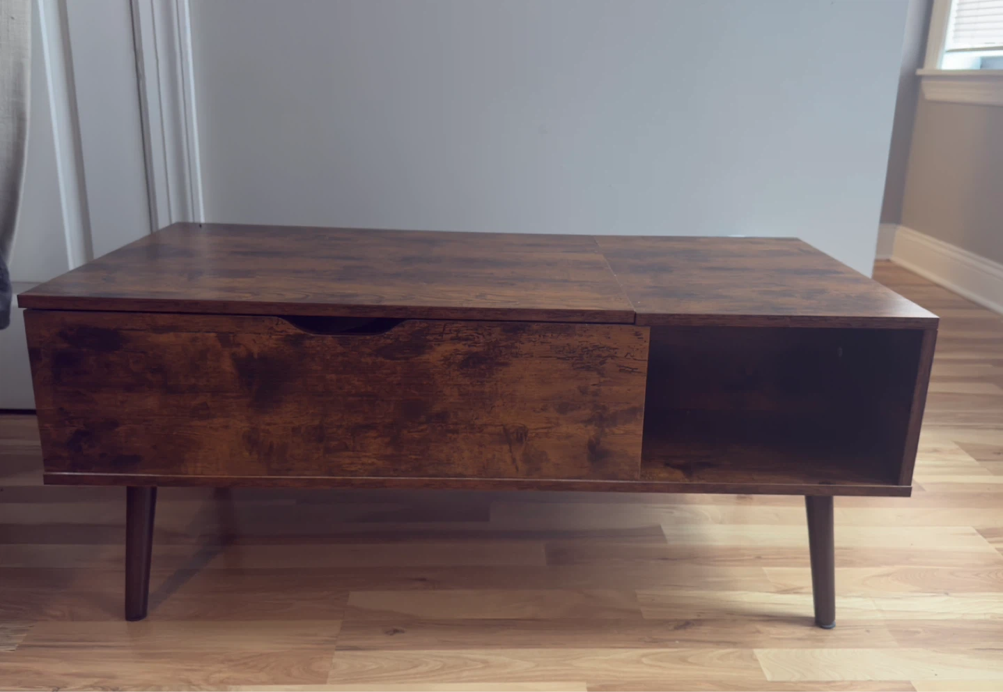 Lift Top Coffee Table with Storage - photo 2