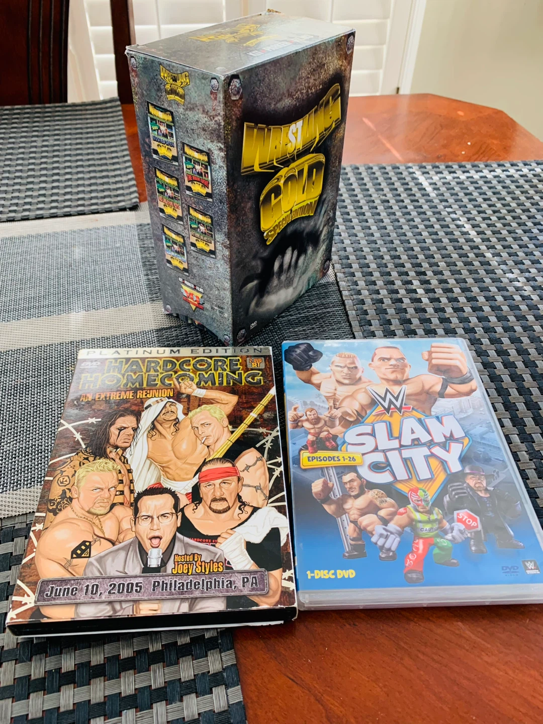 Lot of Wrestling DVD Movies for $20