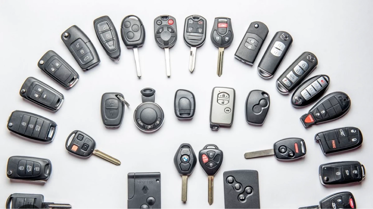 Assorted Car Key Fobs and Keys - photo 2