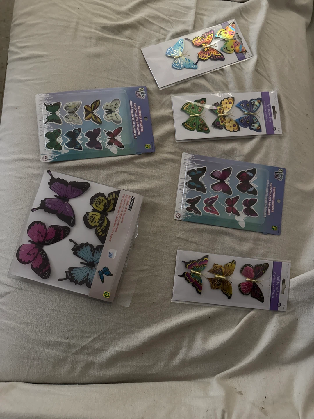 Butterfly Stickers - Assorted Pack