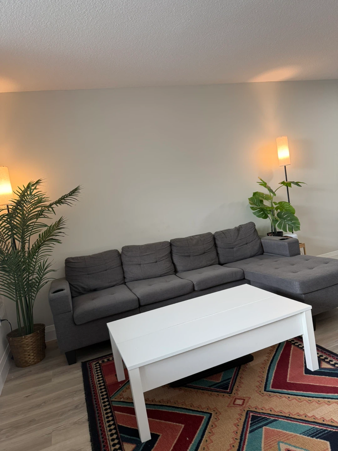 Dark Grey Sectional Sofa - photo 2