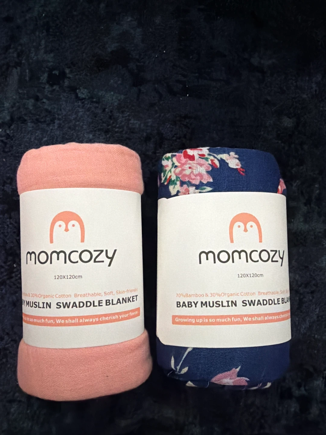 Momcozy Muslin Swaddle Blankets (2-Pack)