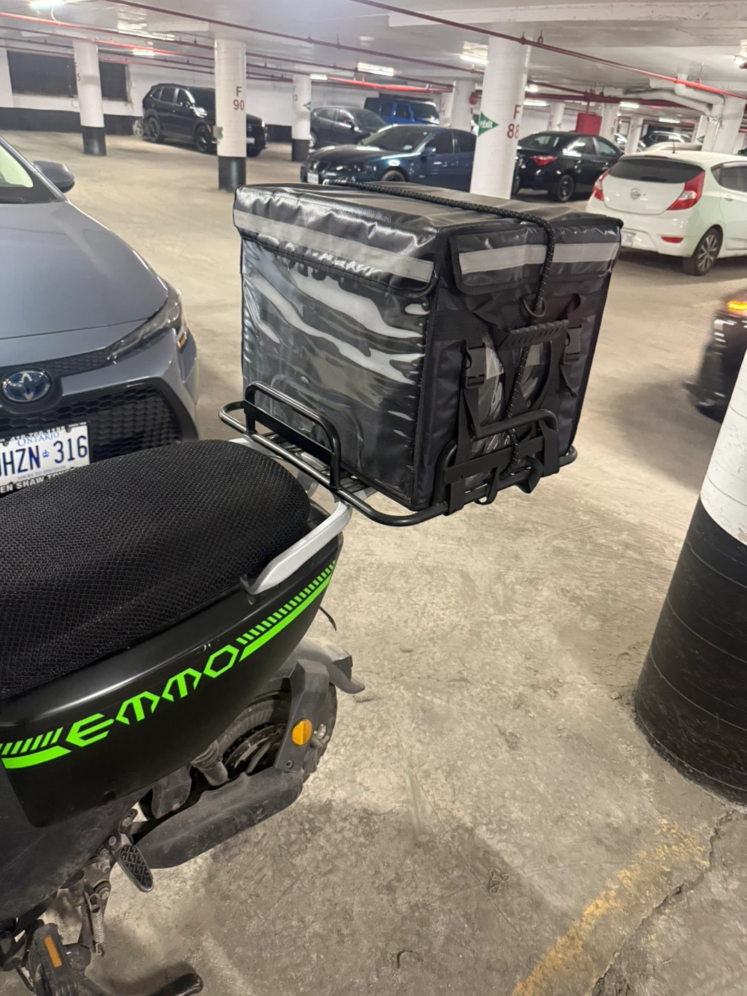 Emmo Electric Scooter with Delivery Box