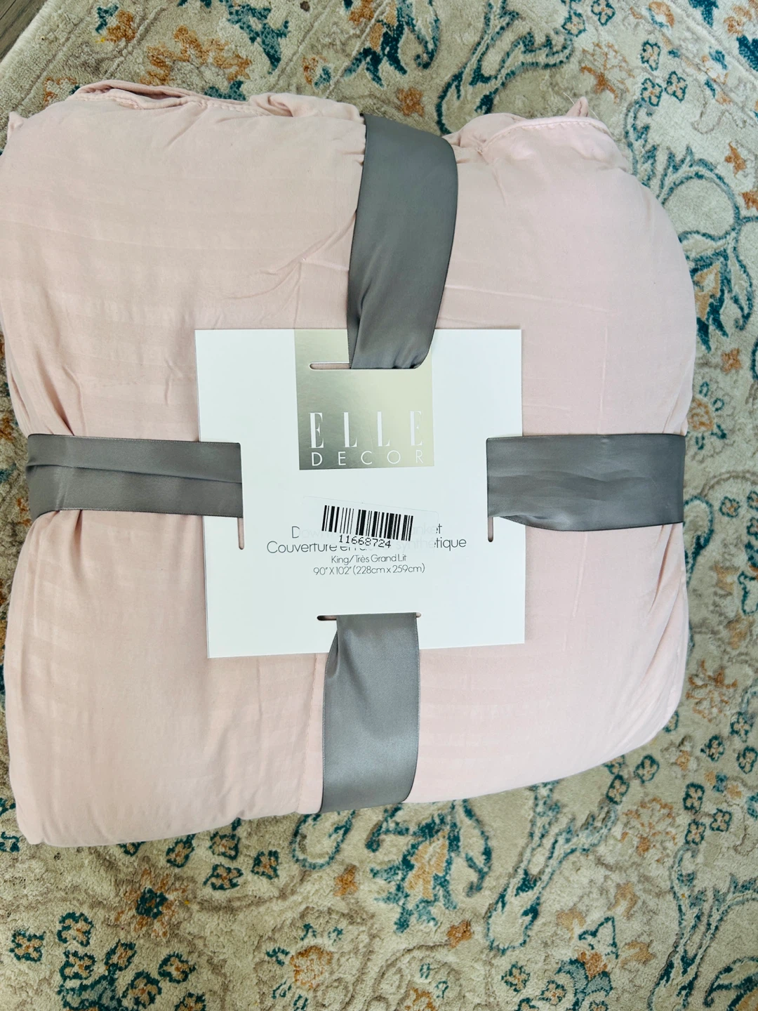 King Size Down Alternative Comforter - Pink (Brand New) ⚽️