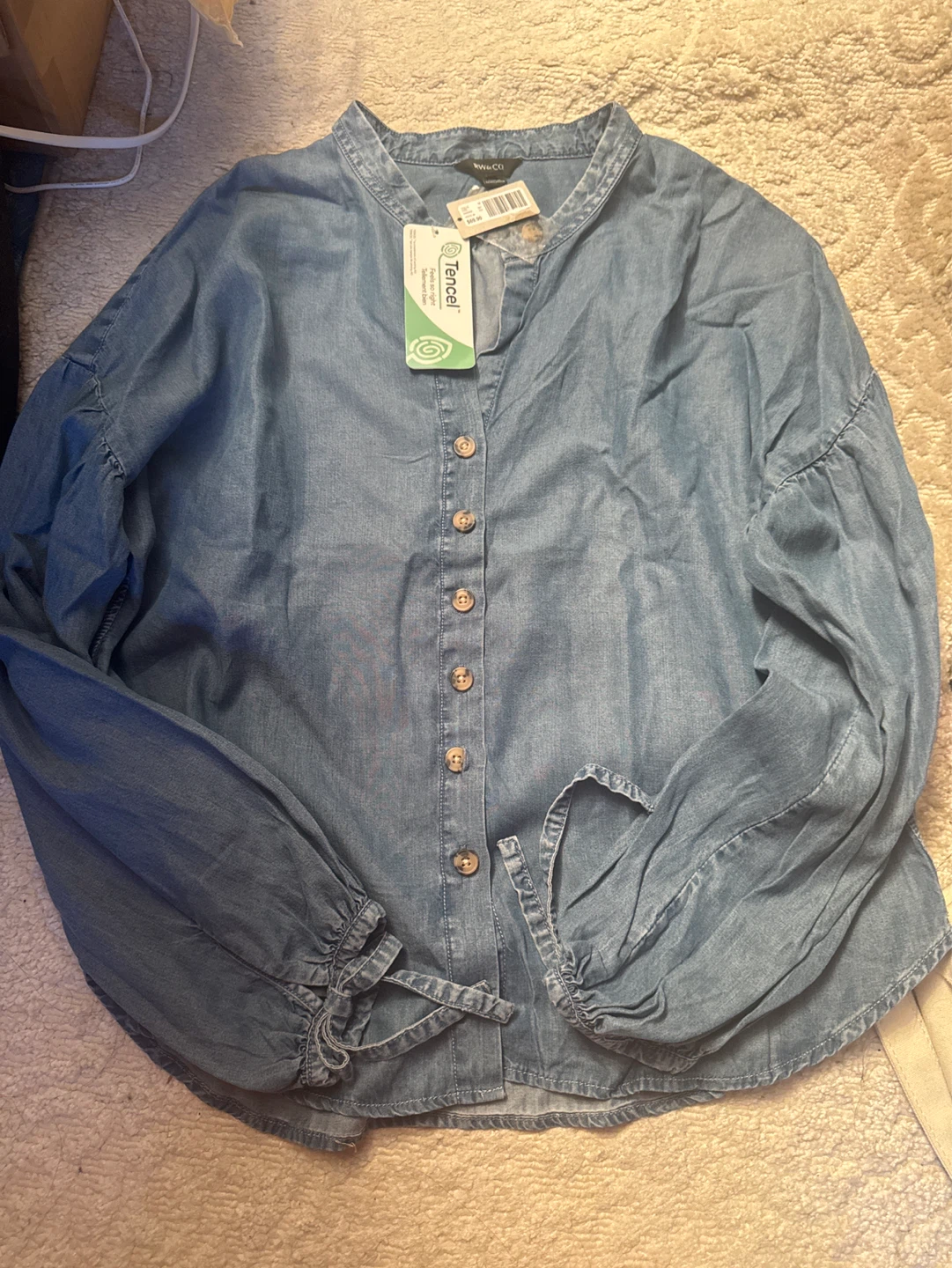 ⚽️ RW&CO. Tencel Denim Shirt Medium