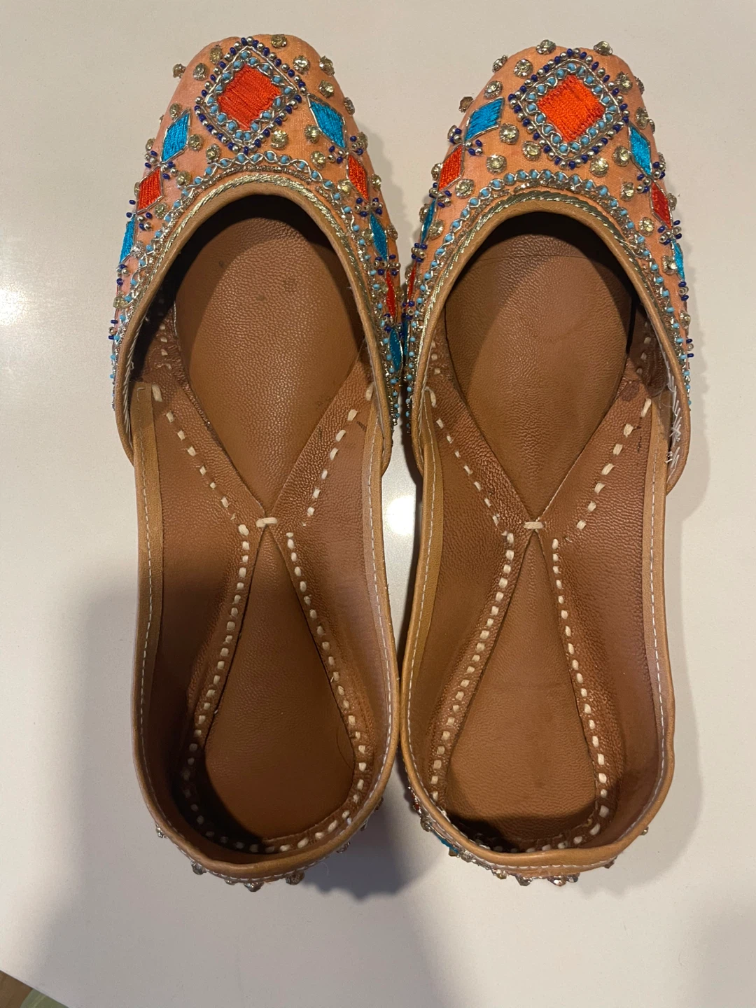 Embroidered Flat Shoes  ⚽️