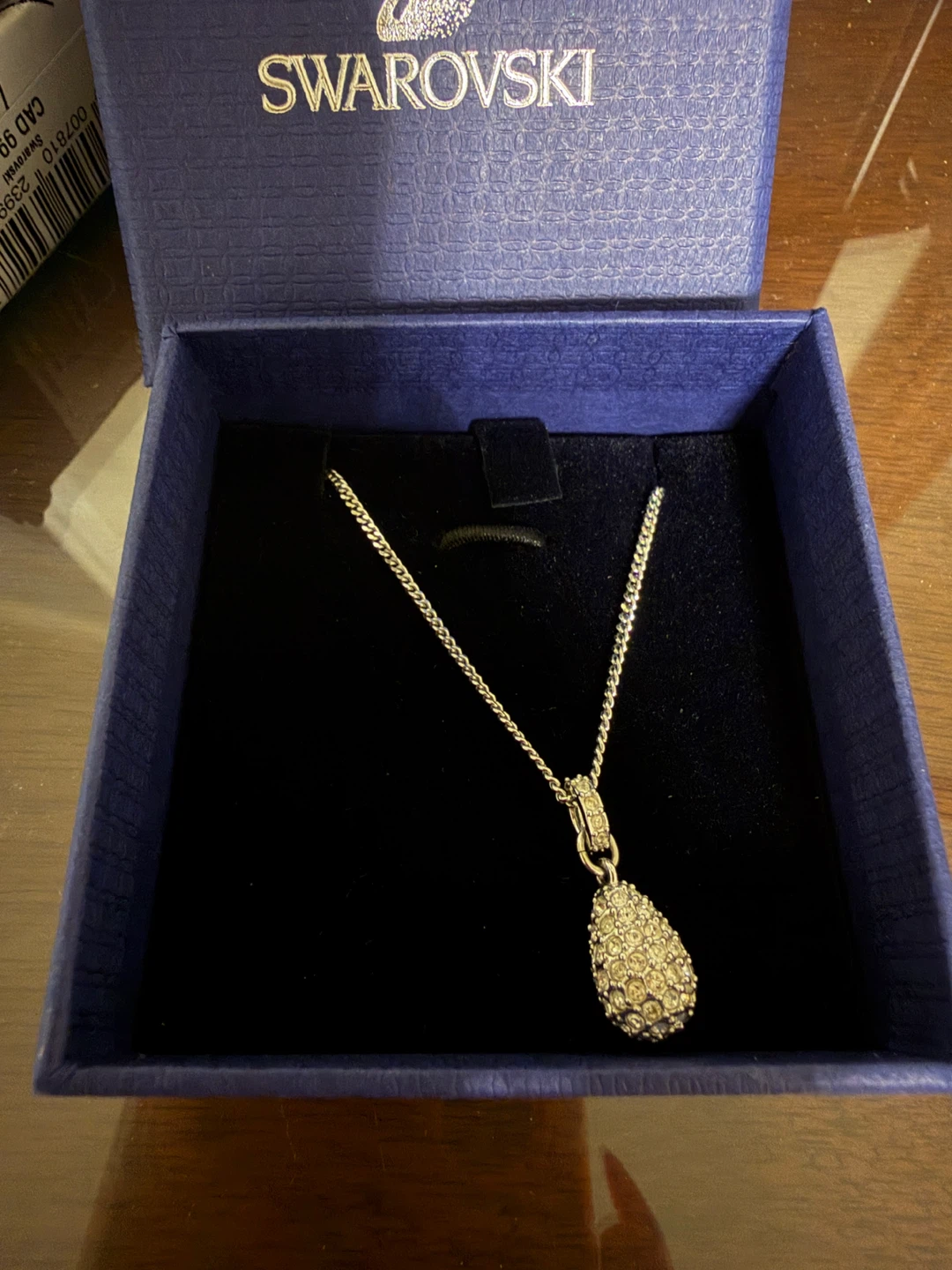 Swarovski Heloise Pendant Cry/Rhs Necklace