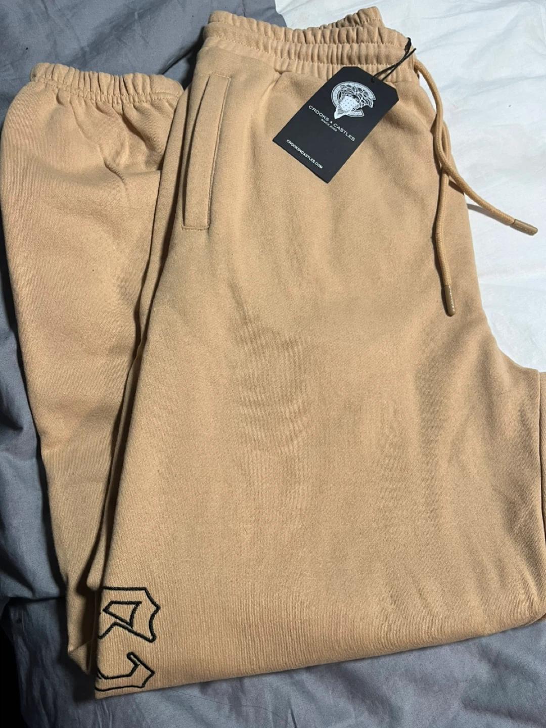 Crooks & Castles Sweatpants - Sand - photo 2