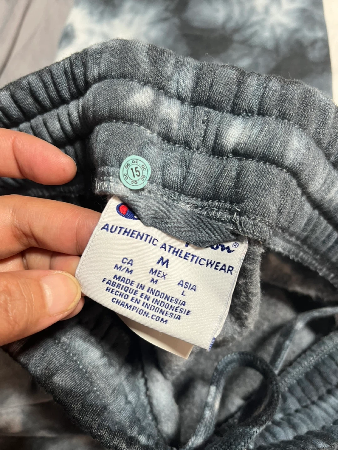Champion Tie-Dye Joggers - Black/White - photo 3