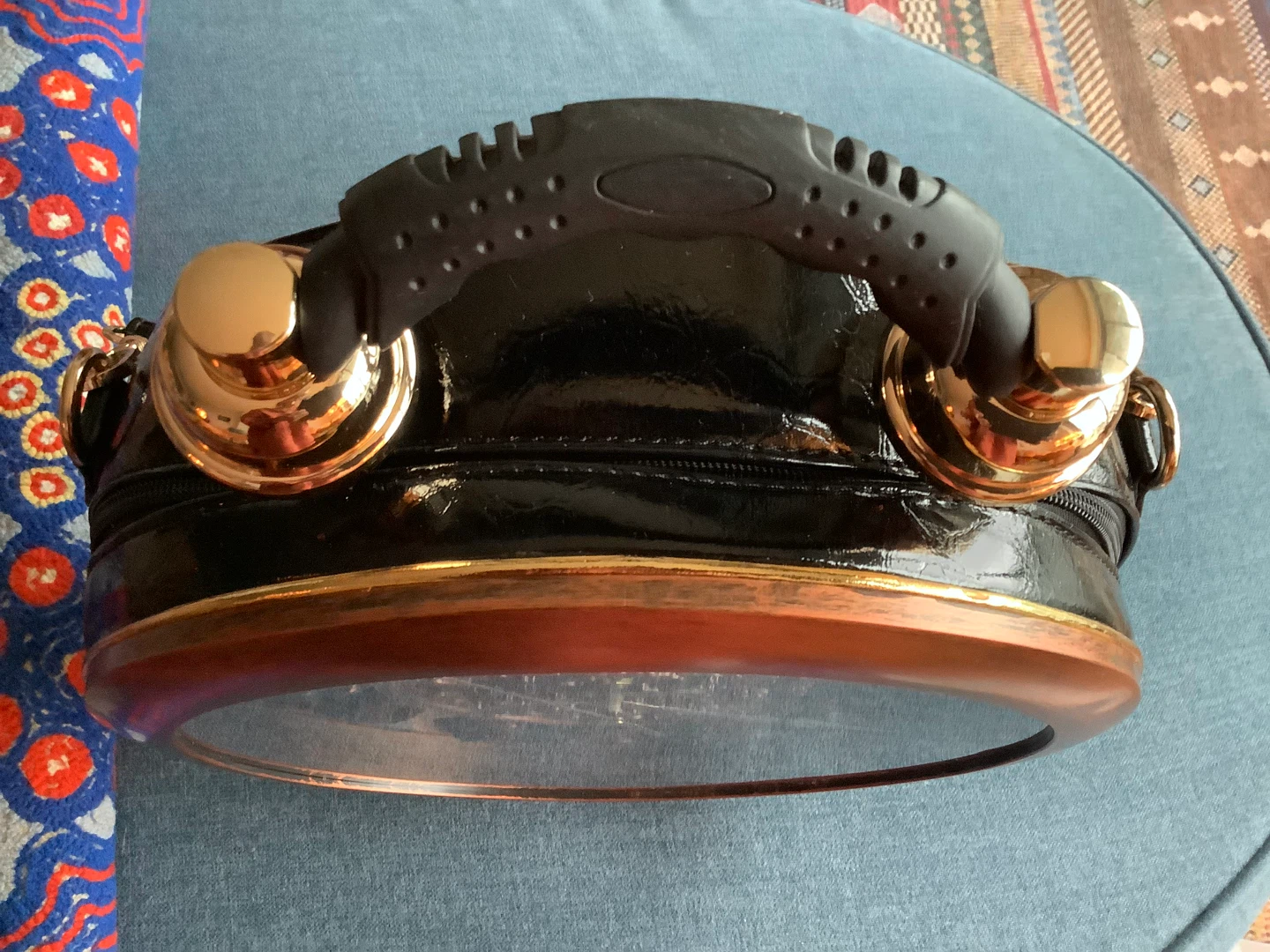 Lg Steam Punk Style Circular Func Clock Handbag/Shoulder Bag 🐞 - photo 5
