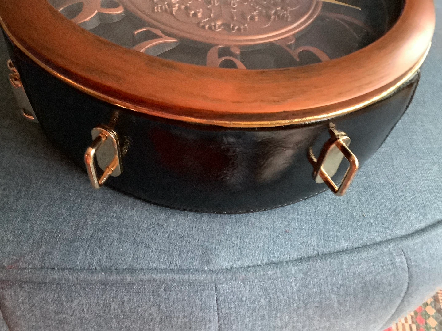 Lg Steam Punk Style Circular Func Clock Handbag/Shoulder Bag 🐞 - photo 4