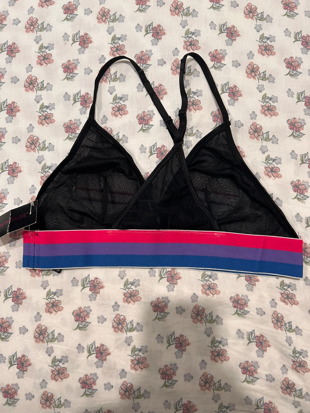 Black Bralette with Pride Heart Detail - photo 2