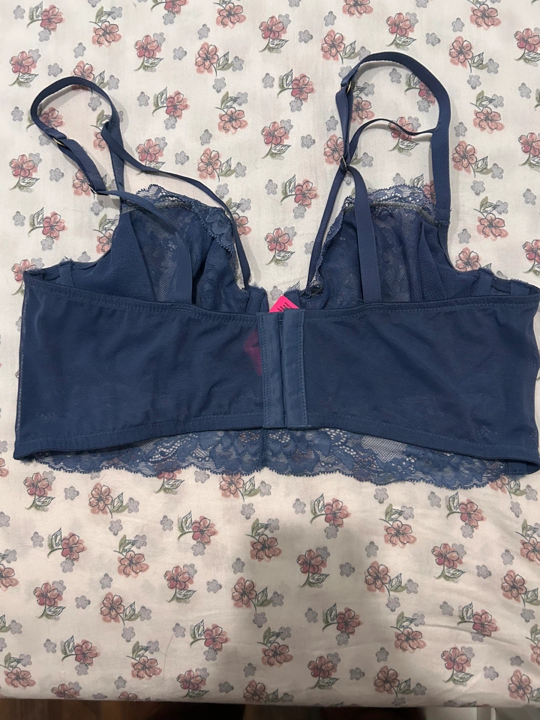 Blue Lace Balconette Bra - photo 2