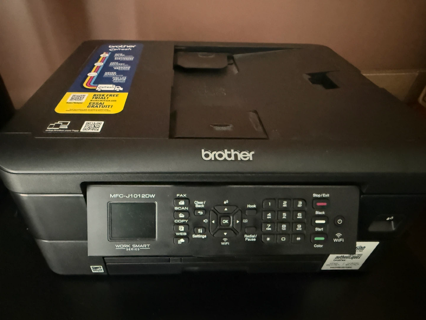 Brother MFC-J1012DW Wireless Color Inkjet Printer