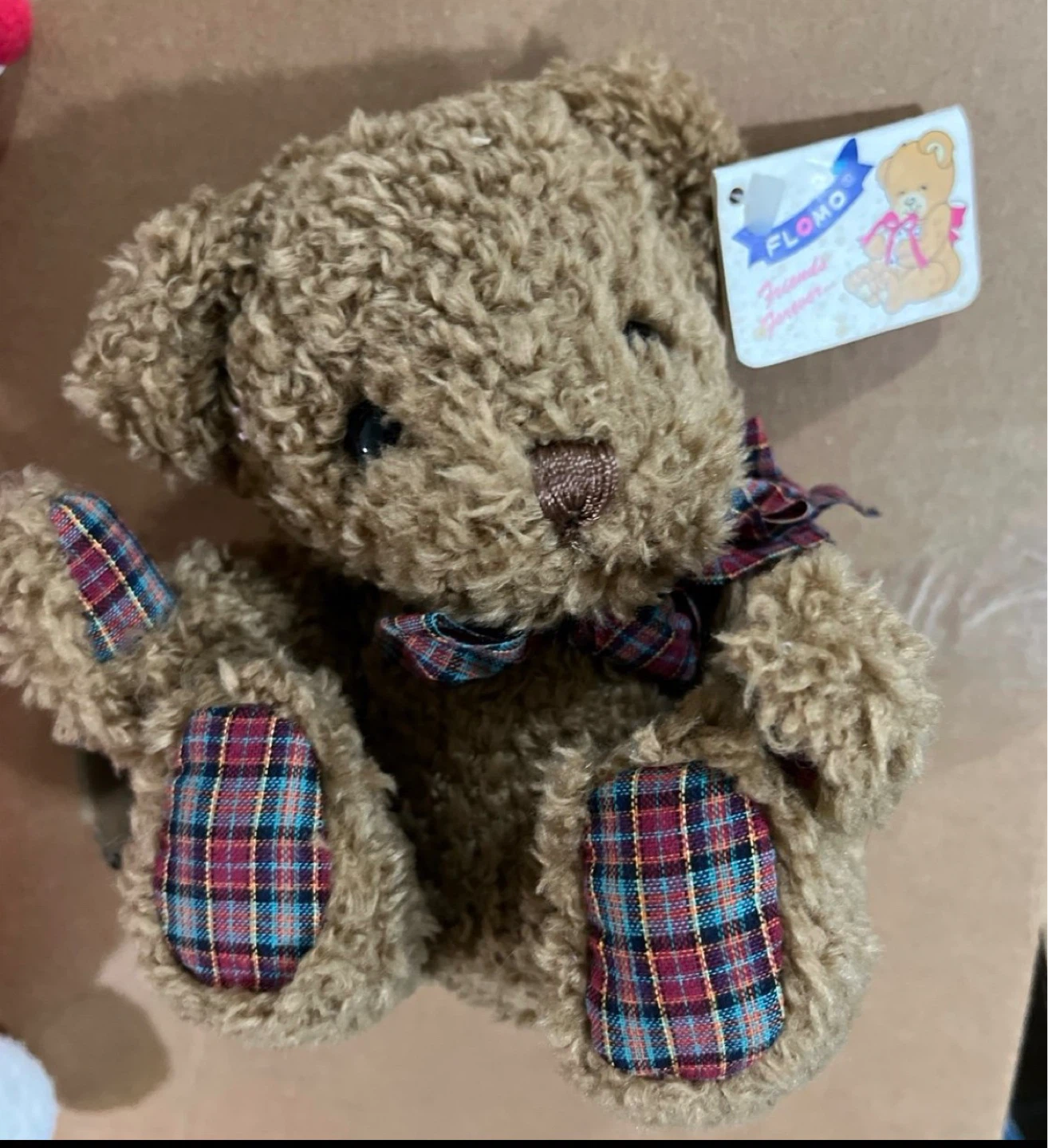 ⚽️ Teddy Bear with Plaid Accents